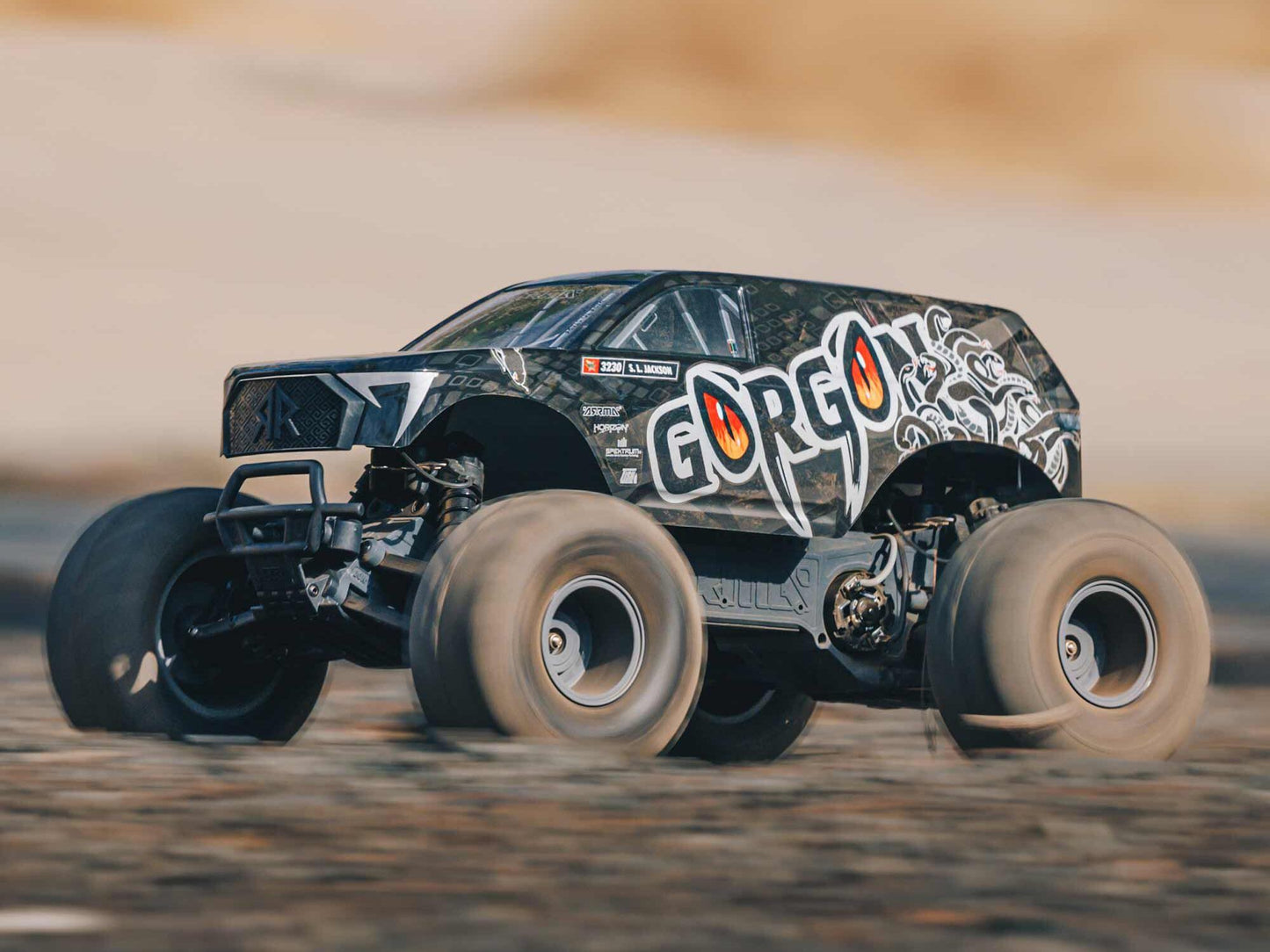 ARRMA Gorgon 2wd MT 1/10 Ready-To-Assemble Kit w/8.4v/Chg Gunmeta