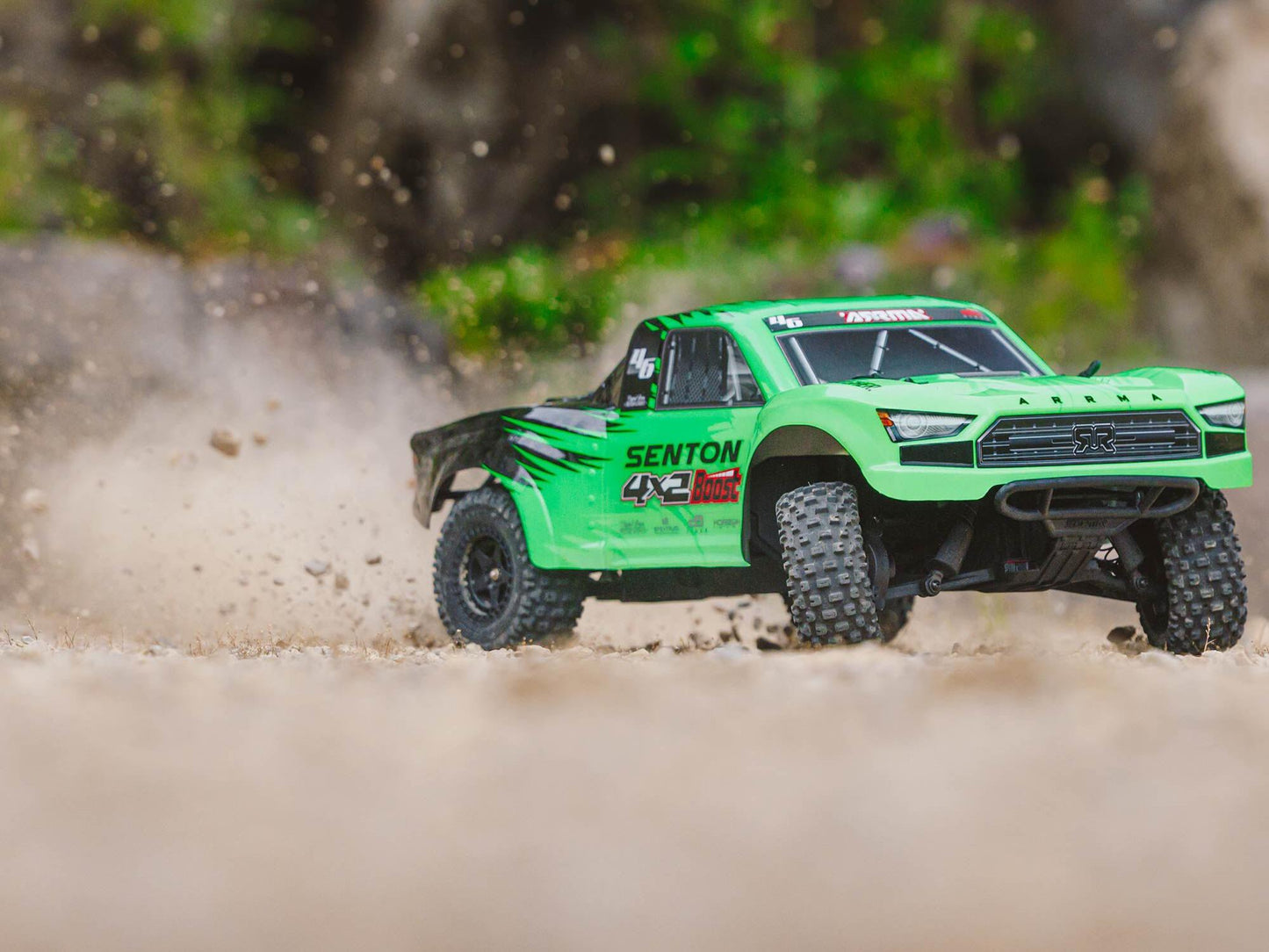 ARRMA Senton Boost 4X2 550 Mega 1/10 2WD SC Green w/Batt Chg