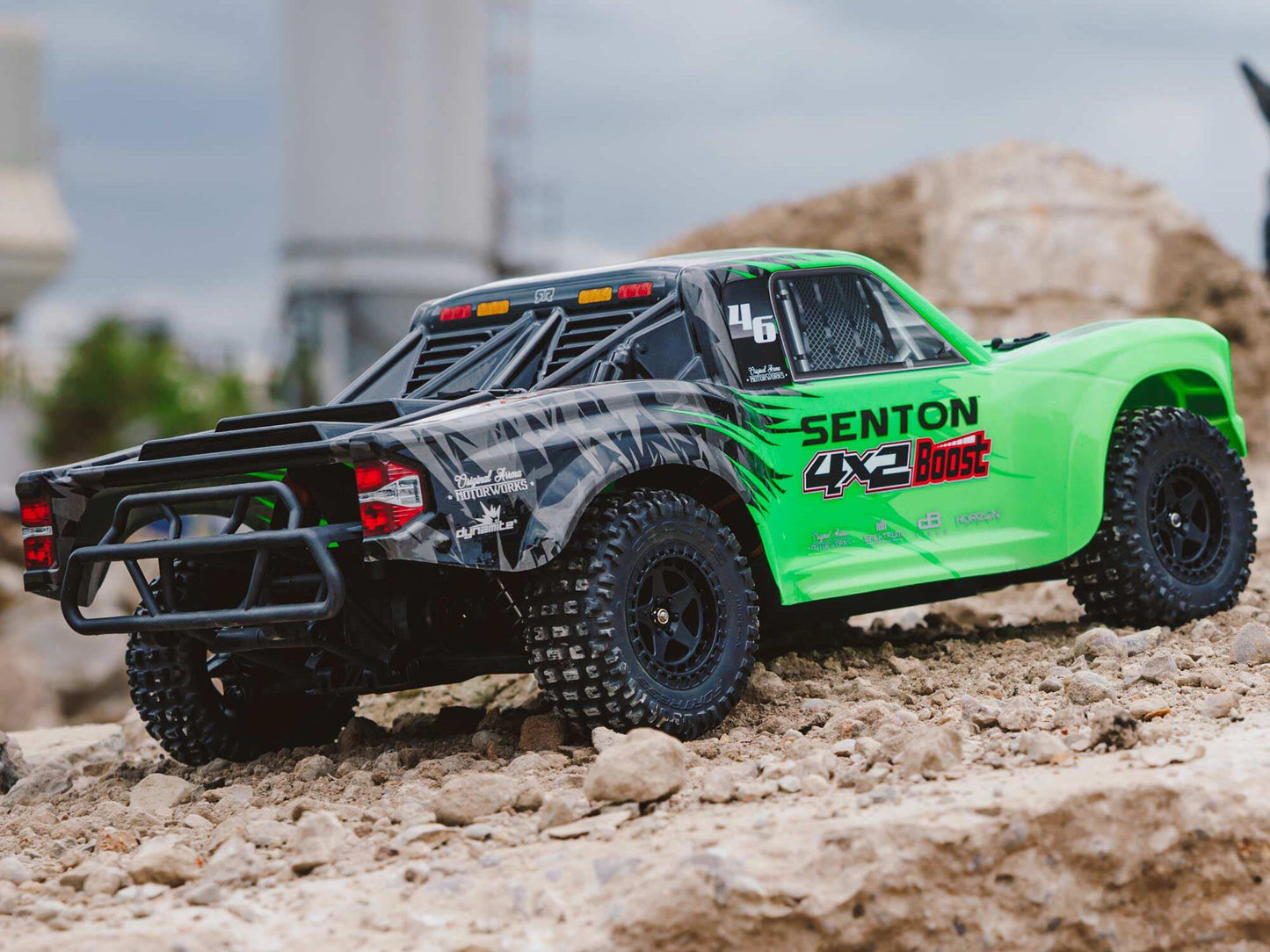 ARRMA Senton Boost 4X2 550 Mega 1/10 2WD SC Green w/Batt Chg