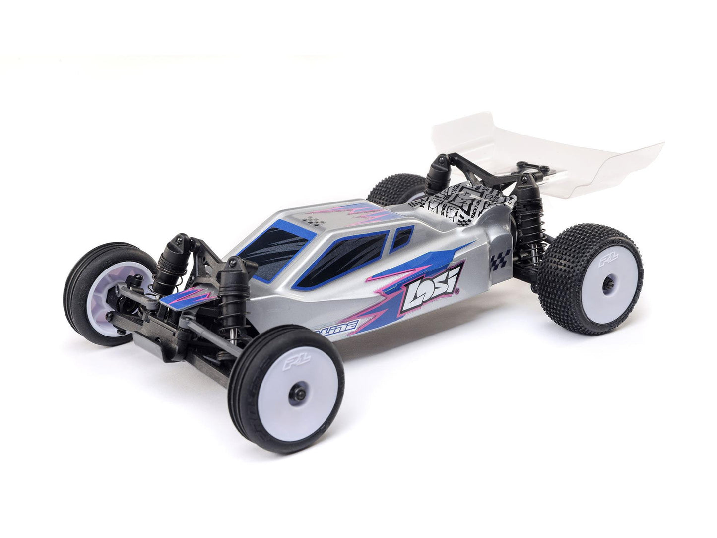 LOSI 1/24 Micro-B 2WD Buggy RTR SILVER C-LOS00007T2