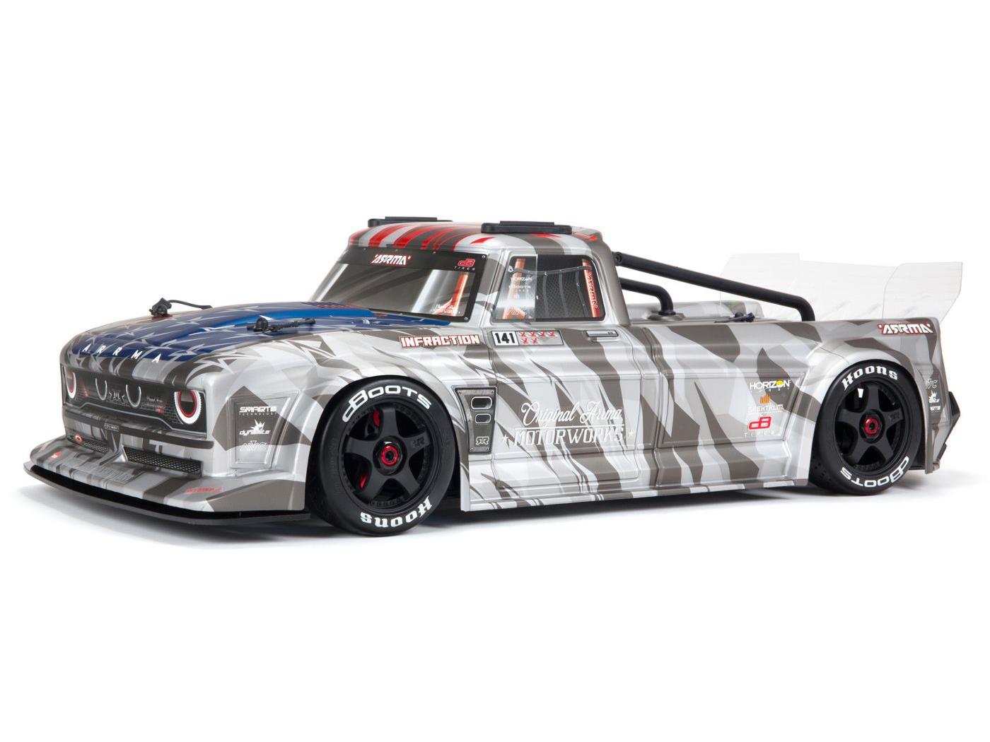 ARRMA Infraction 6S BLX RTR Silver C-ARA7615V2T2