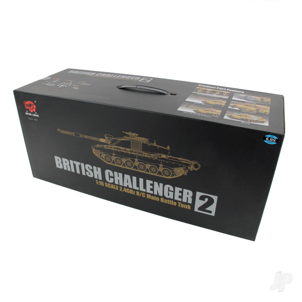 1:16 U.S. British Challenger 2 with Infrared Battle System (2.4GHz + Shooter + Smoke + Sound) by Henglong in RC Models/Tanks HLG3908-1B