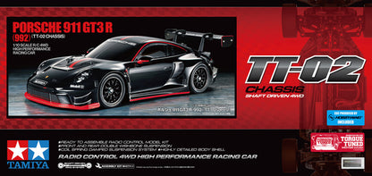 TAMIYA Porsche 911 GT3 R (992) (TT-02) Item No. 58745