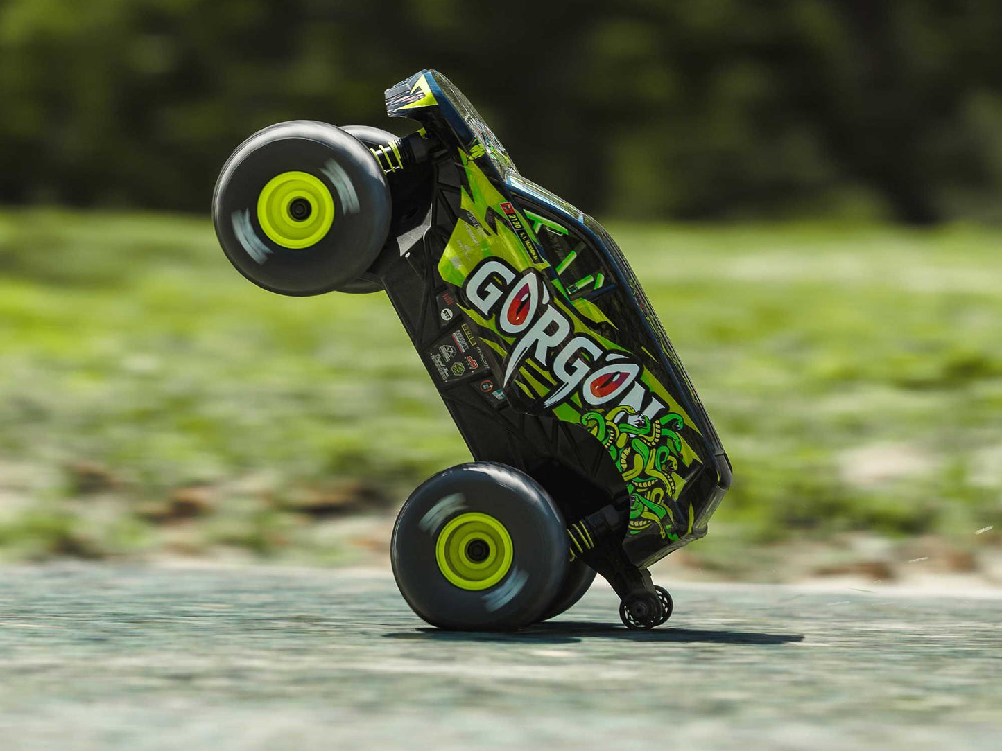 ARRMA GORGON GROM 4X4 RTR Monster Truck 1/16 Yellow.    C-ARA2130T1