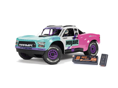 ARRMA MOJAVE GROM 223S 1/16 BLX 4X4 DT with Batt/Charger Teal.     C-ARA2304ST1