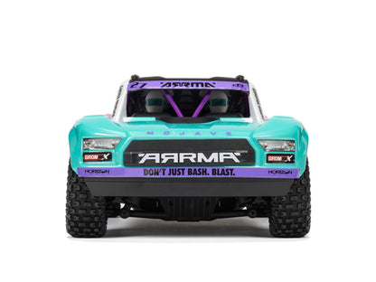 ARRMA MOJAVE GROM 223S 1/16 BLX 4X4 DT with Batt/Charger Teal.     C-ARA2304ST1