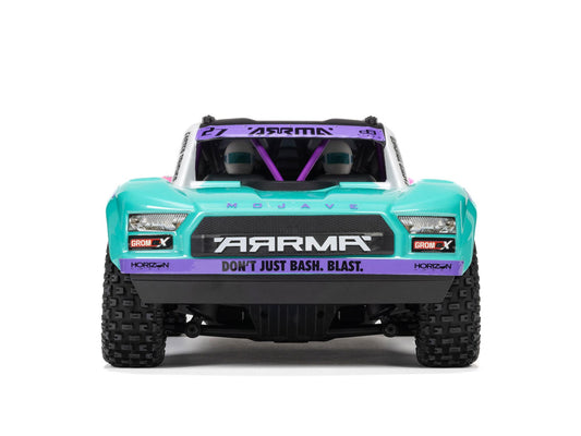 ARRMA MOJAVE GROM 223S 1/16 BLX 4X4 DT with Batt/Charger Teal.     C-ARA2304ST1