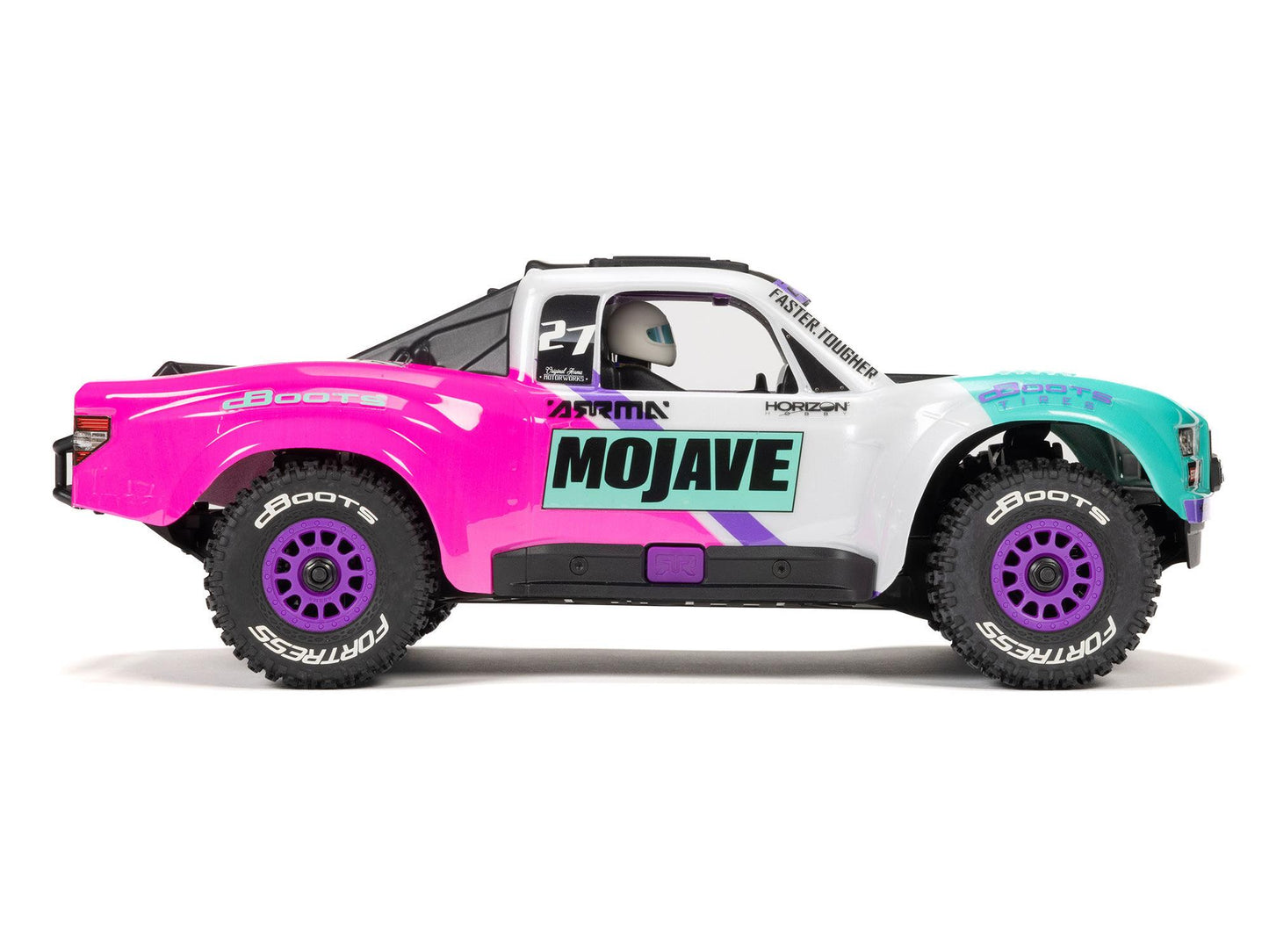 ARRMA MOJAVE GROM 223S 1/16 BLX 4X4 DT with Batt/Charger Teal.     C-ARA2304ST1