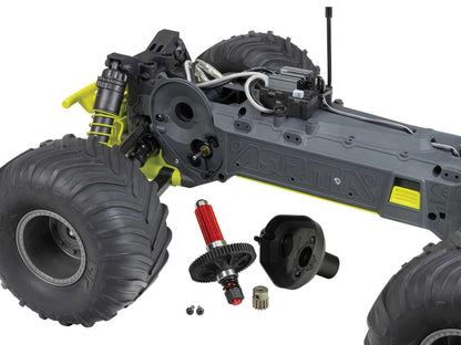 ARRMA Gorgon 2wd MT 1/10 RTR Smart w/8.4v Batt/USB Charger Yellow