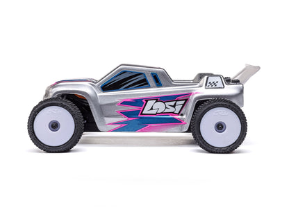 LOSSI 1/28 Micro-T 2WD Stadium Truck RTR SILVER                C-LOS-1392T2