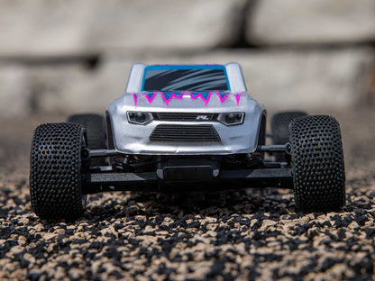 LOSSI 1/28 Micro-T 2WD Stadium Truck RTR SILVER                C-LOS-1392T2