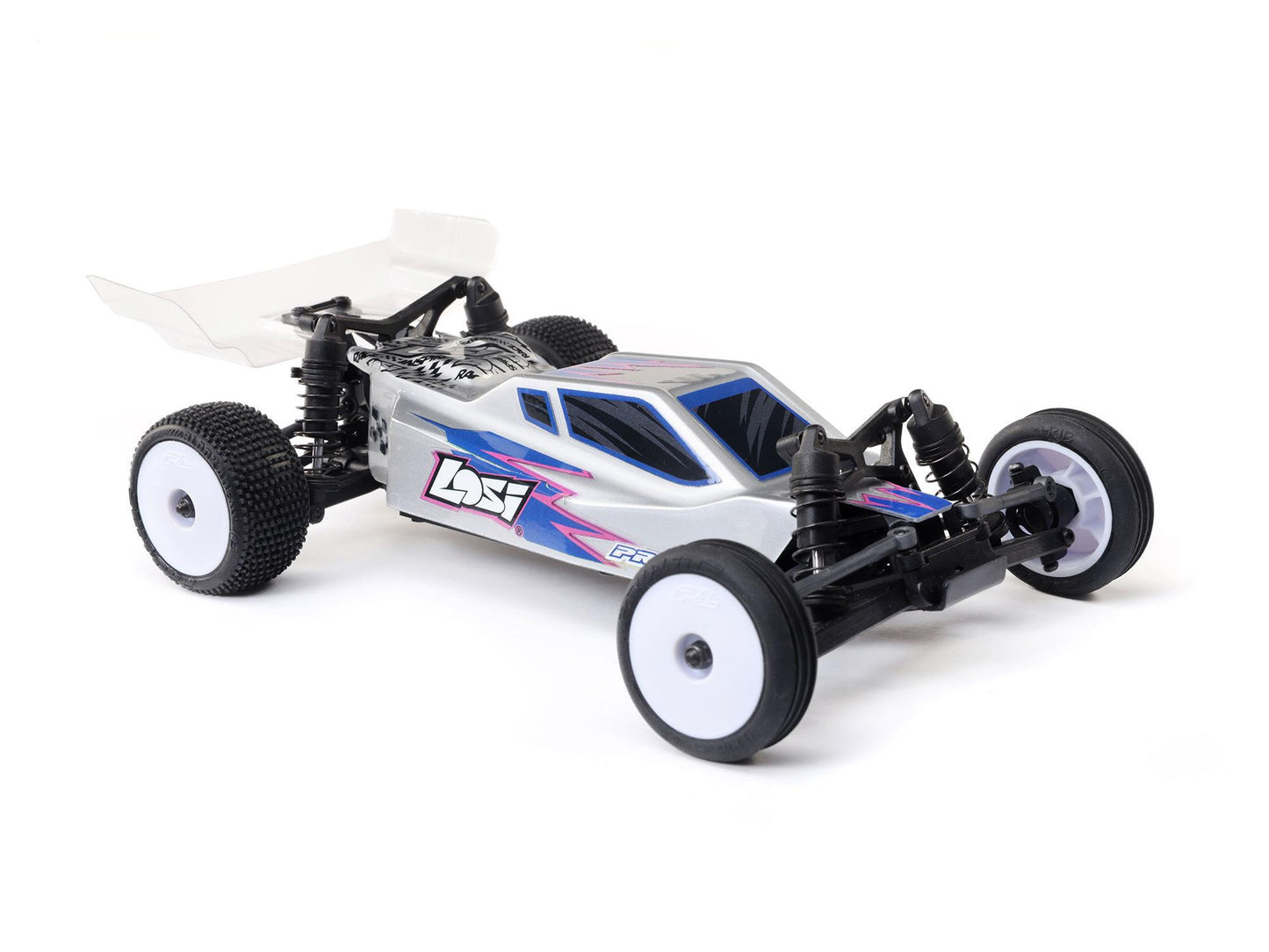 LOSI 1/24 Micro-B 2WD Buggy RTR SILVER          C-LOS00007T2
