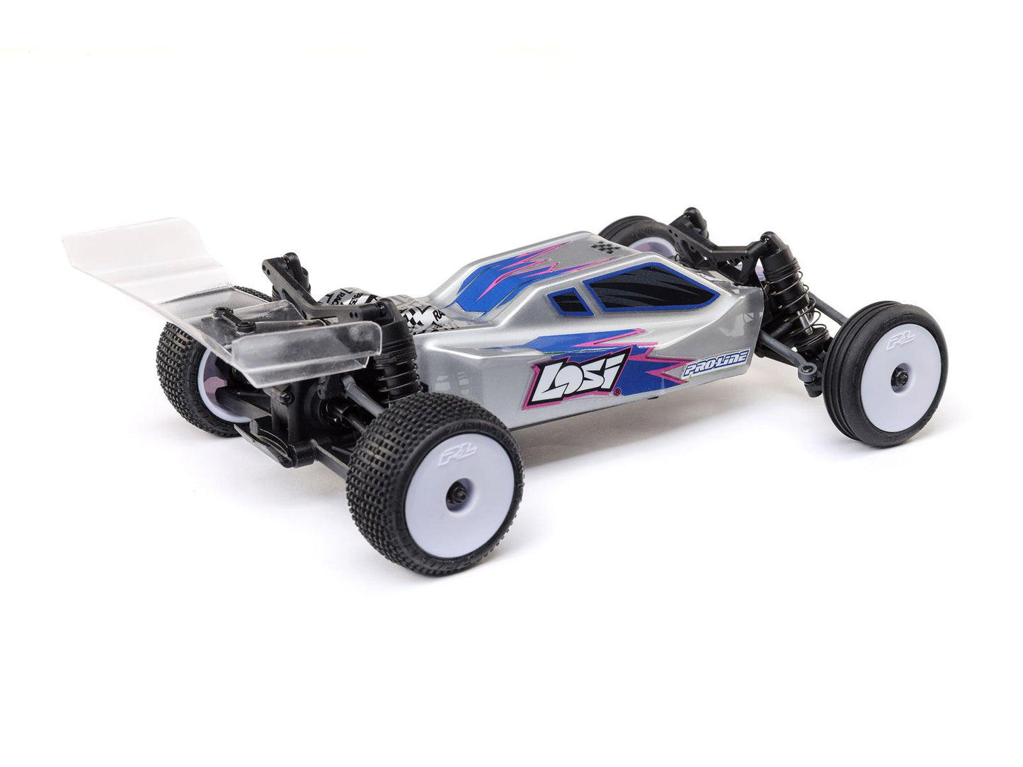 LOSI 1/24 Micro-B 2WD Buggy RTR SILVER          C-LOS00007T2
