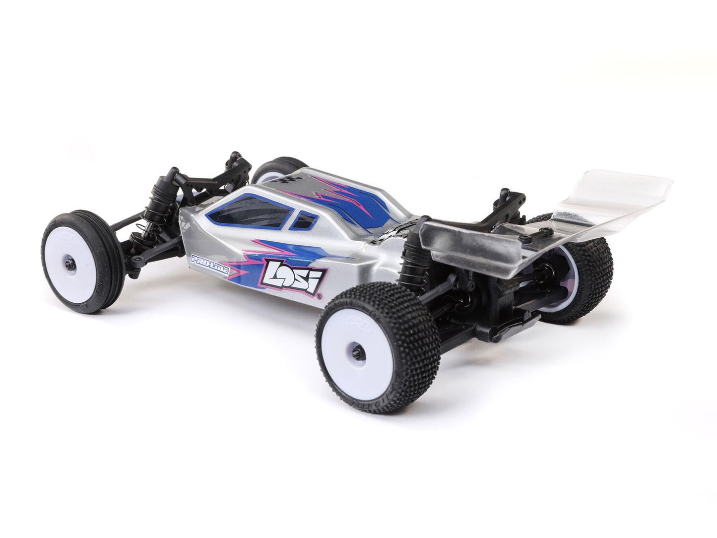 LOSI 1/24 Micro-B 2WD Buggy RTR SILVER          C-LOS00007T2