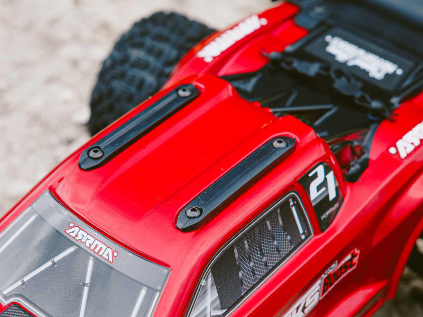 ARRMA Vorteks Boost 4X2 550 Mega 1/10 2WD ST Red w/Batt ChgC-ARA4105SV4T1
