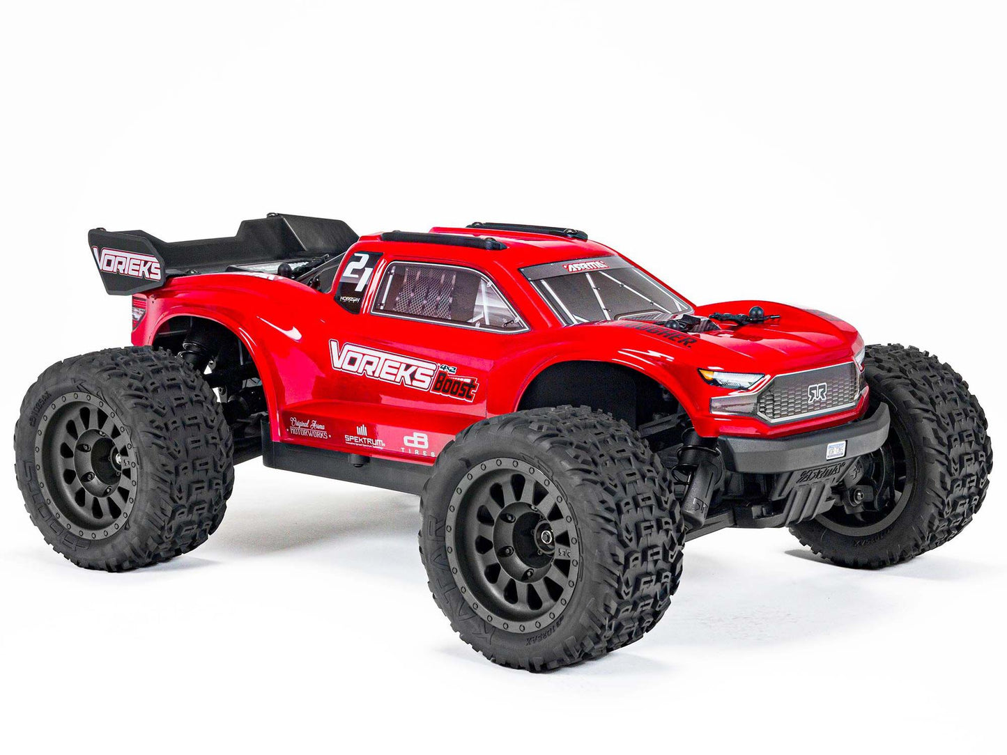 ARRMA Vorteks Boost 4X2 550 Mega 1/10 2WD ST Red w/Batt ChgC-ARA4105SV4T1