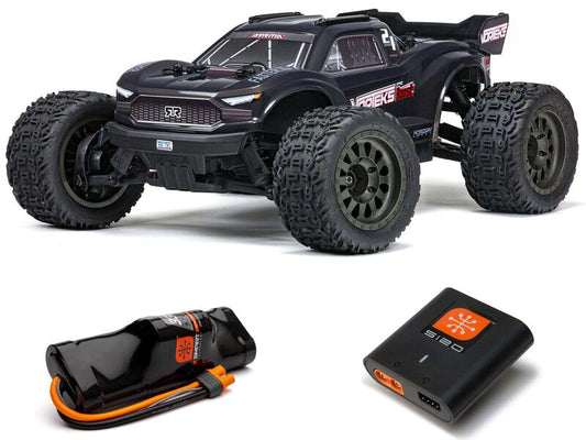 ARRMA Vorteks Boost 4X2 550 Mega 1/10 2WD ST Gunmetal w/Batt ChgC-ARA4105SV4T2