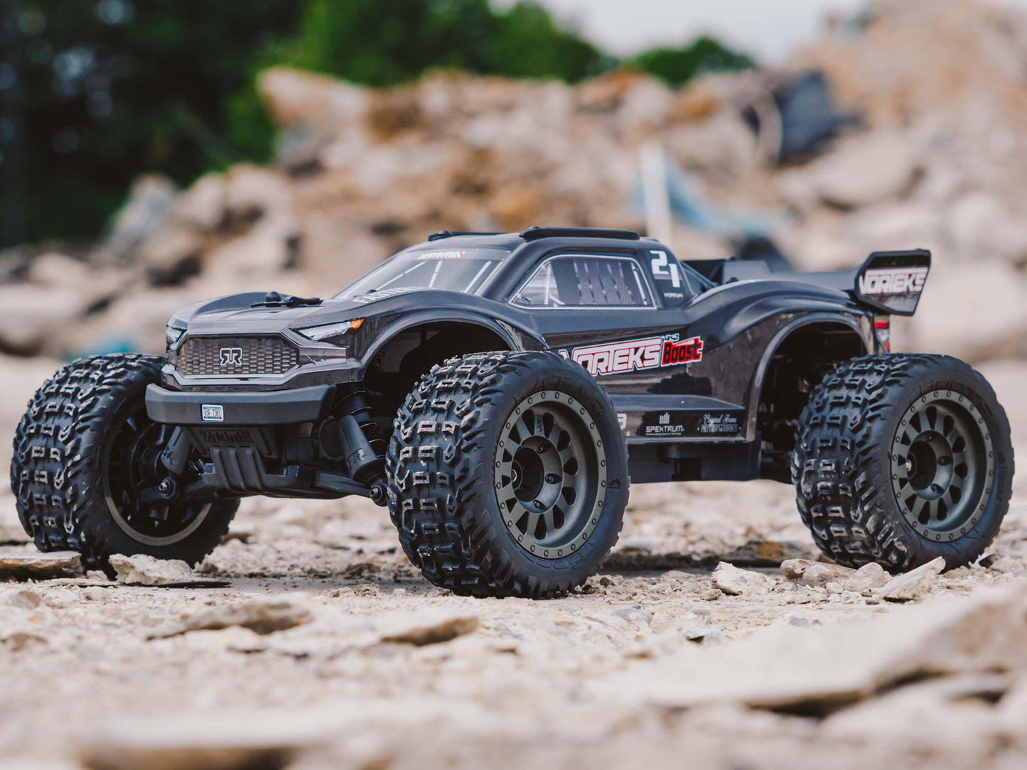 ARRMA Vorteks Boost 4X2 550 Mega 1/10 2WD ST Gunmetal w/Batt ChgC-ARA4105SV4T2