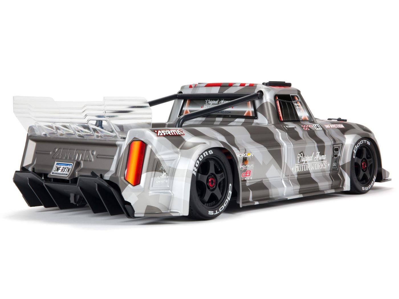 ARRMA Infraction 6S BLX RTR Silver  C-ARA7615V2T2
