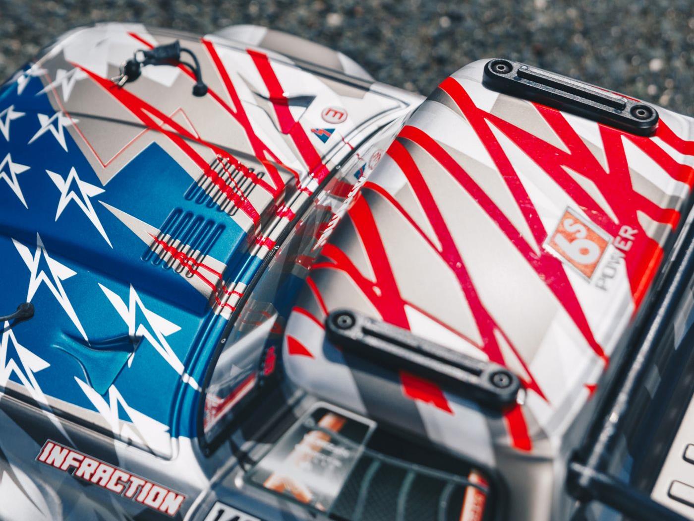 ARRMA Infraction 6S BLX RTR Silver  C-ARA7615V2T2