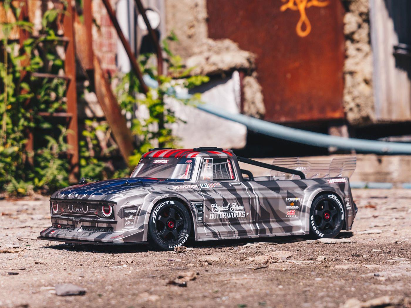 ARRMA Infraction 6S BLX RTR Silver  C-ARA7615V2T2