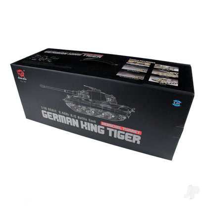 1:16 German King Tiger Henschel with Infrared Battle System (2.4GHz + Shooter + Smoke + Sound) by Henglong in RC Models/Tanks HLG3888A-1B