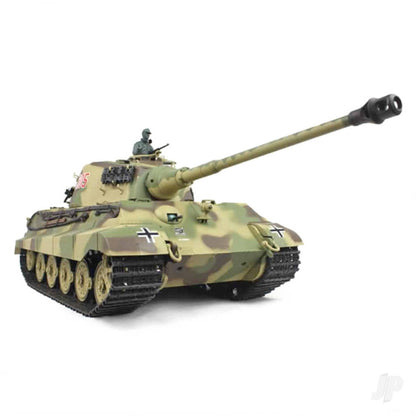 1:16 German King Tiger Henschel with Infrared Battle System (2.4GHz + Shooter + Smoke + Sound) by Henglong in RC Models/Tanks HLG3888A-1B