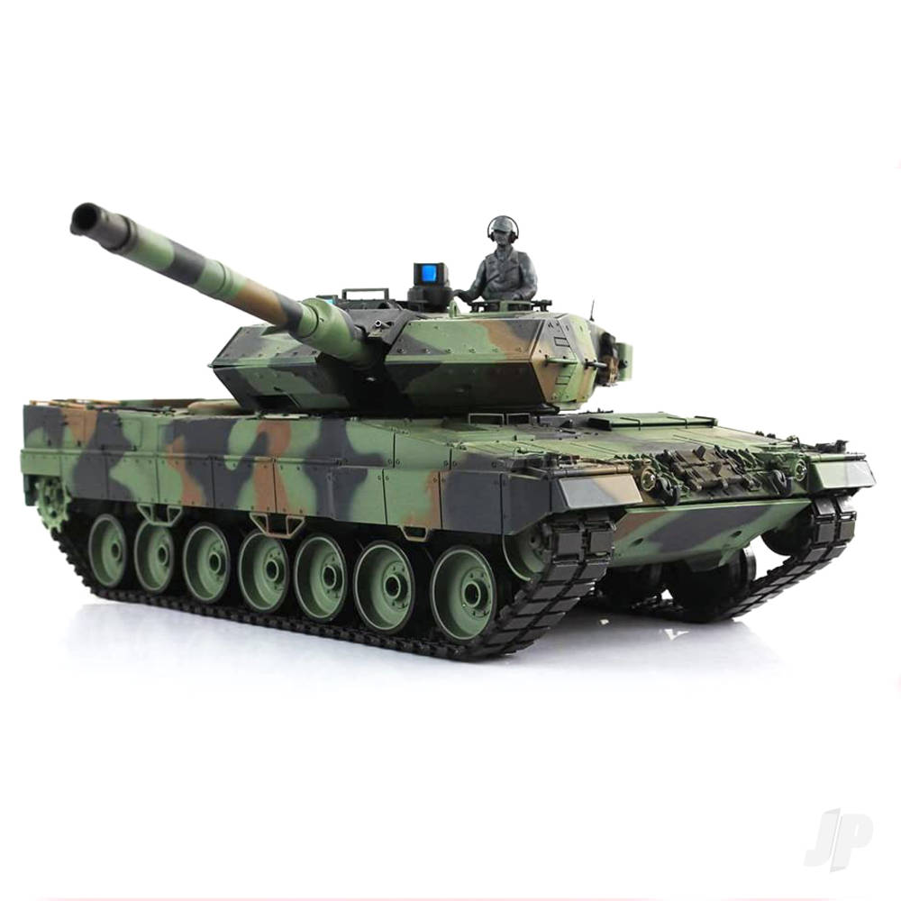 1:16 German Leopard 2A6 (2.4GHz + Shooter + Smoke + Sound) by Henglong in RC Models/Tanks HLG3889-1B