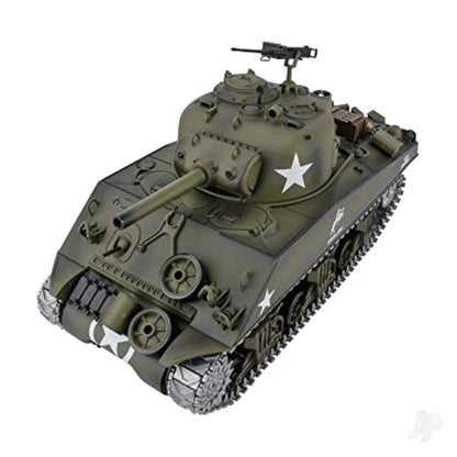 1:16 U.S. Medium Tank M4A3 Sherman with Infrared Battle System (2.4GHz + Shooter + Smoke + Sound + Metal Gearbox + Metal Tracks) by Henglong in RC Models/Tanks HLG3898-1P