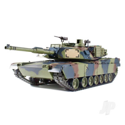 1:16 U.S. M1A2 Abrams with Infrared Battle System (2.4GHz + Shooter + Smoke + Sound + Metal Gearbox, Tracks & Idler Wheels by Henglong in RC Models/Tanks HLG3918-1P