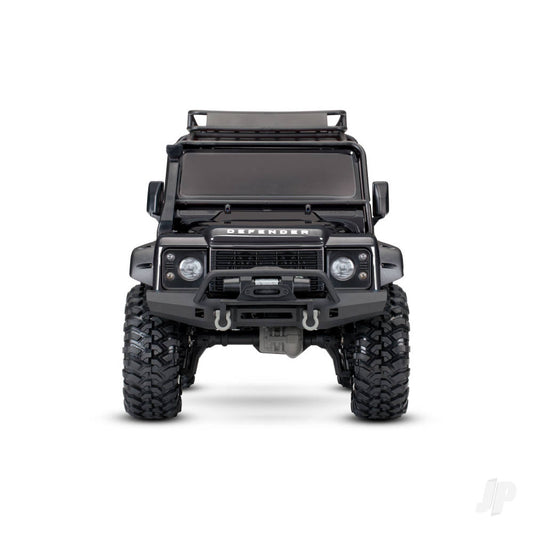 TRAXXAS TRX-4 Land Rover Defender 1:10 4X4 Electric Trail Crawler with Winch, Black (+ TQi 4-ch, XL-5 HV, Titan 550)
